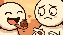 Dowcip: Jesteś moją czekoladką… a nie w dłoni